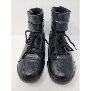 Sebring Motorsports Hot Shoe Black Leather Women's Racing Boot Size 5.5